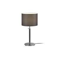 TISCHLEUCHTE 25,5 / 18/52.5 cm   - Chromfarben, KONVENTIONELL, Metall (25,5 / 18/52.5cm) - Helestra