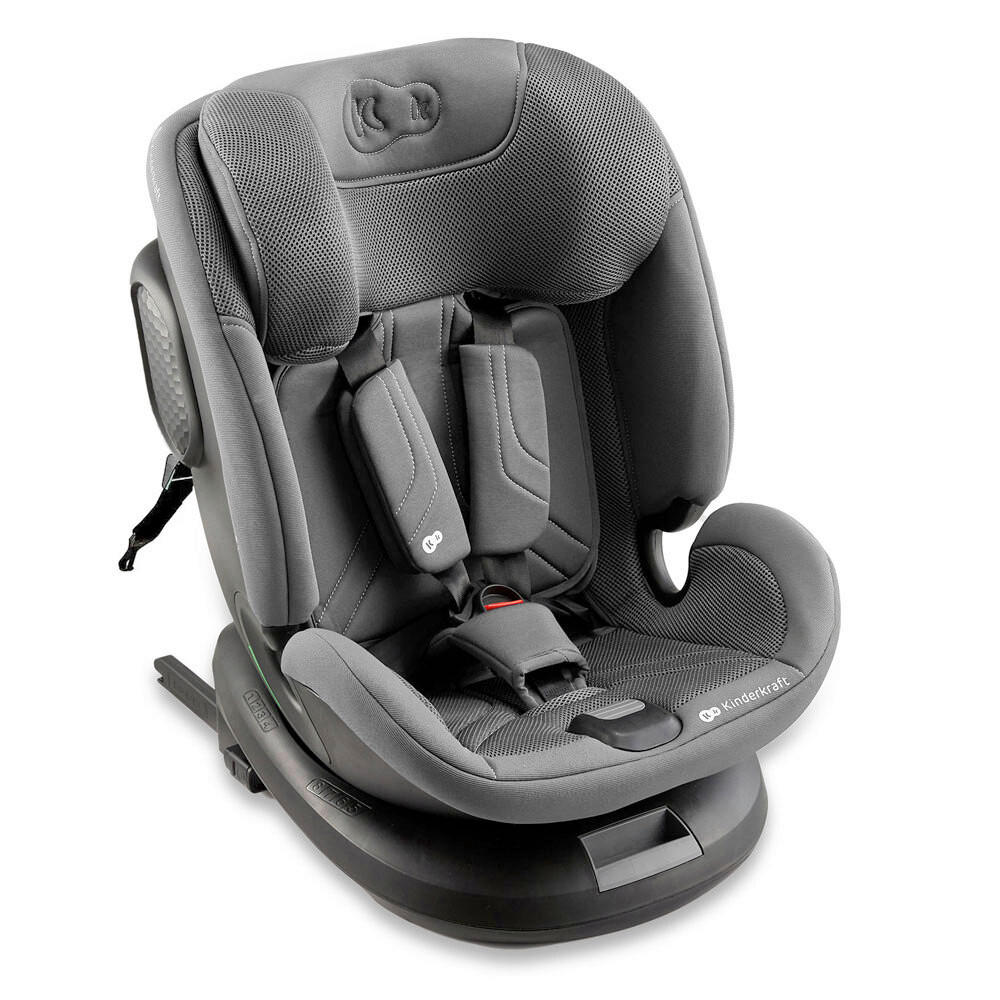 DJEČJA AUTOSJEDALICA   - siva, Basics, tekstil/plastika (56/66/46cm) - Kinderkraft