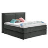 BOXSPRINGBETT 200/220 cm  in Anthrazit  - Anthrazit/Schwarz, Design, Kunststoff/Textil (200/220cm) - home24