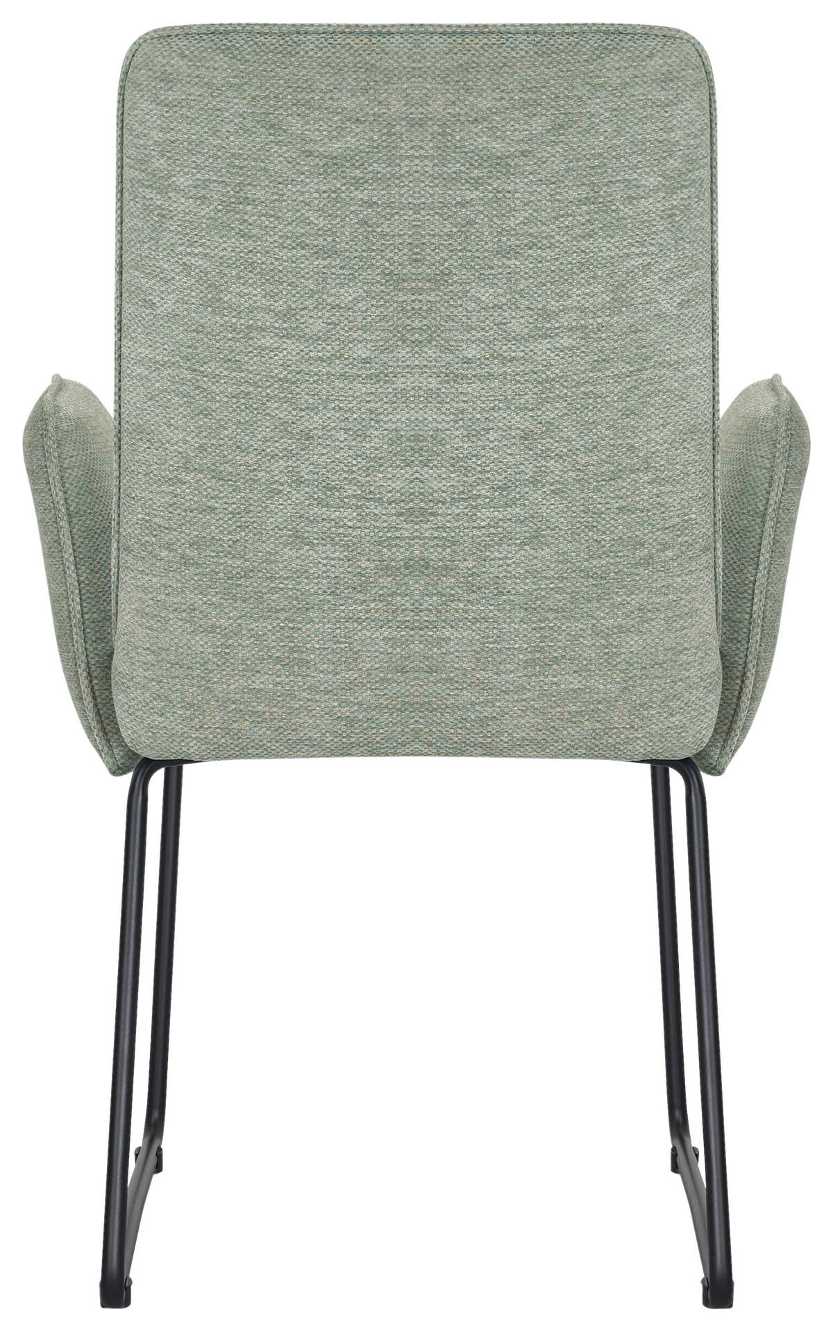 ARMLEHNSTUHL  Stoffauswahl Webstoff  - Schwarz/Hellgrün, Design, Textil/Metall (60/92/66cm) - Stylife