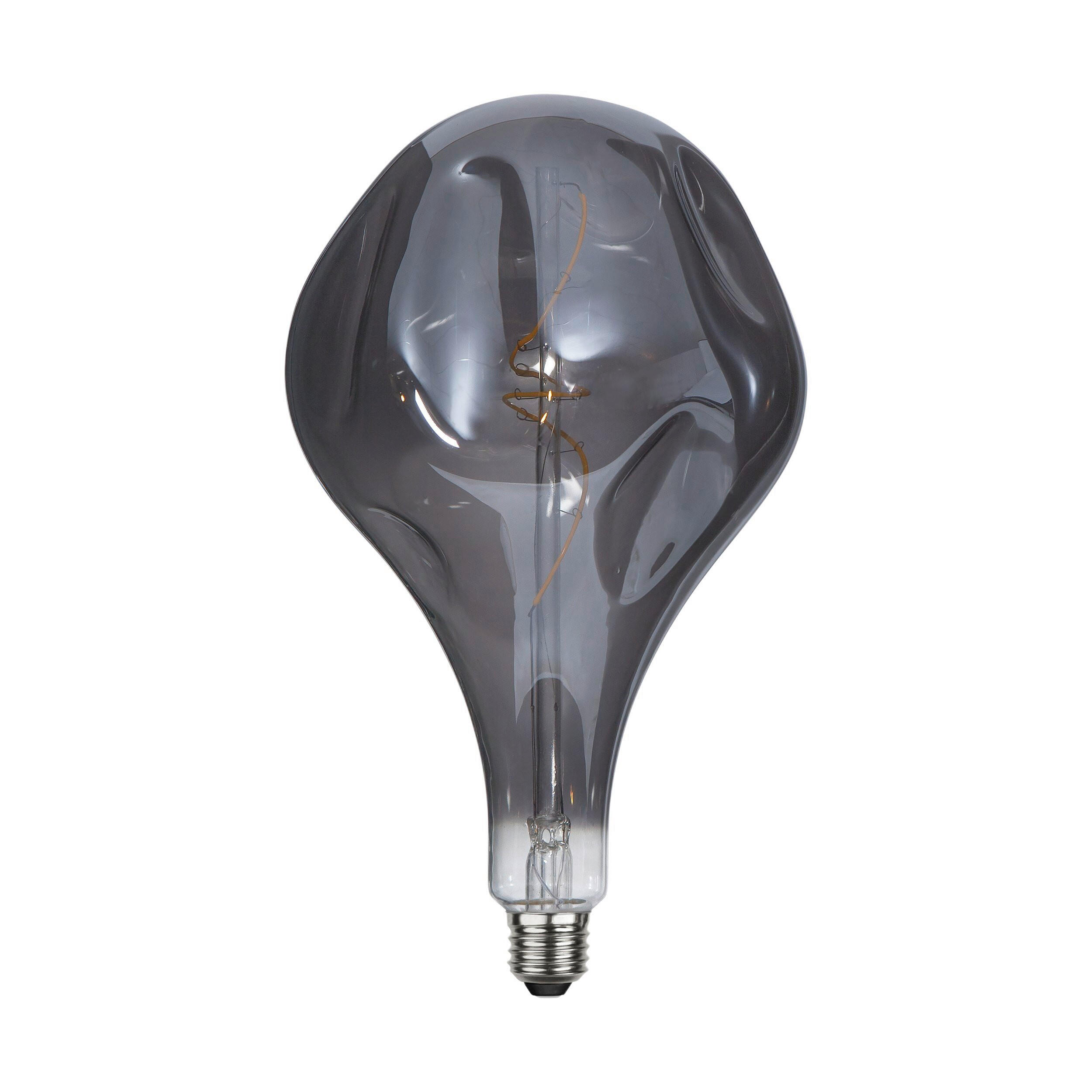 DEKORATIV LJUSKÄLLA E27 4 W   - grå, Basics, glas (16.5/28cm) - Eglo