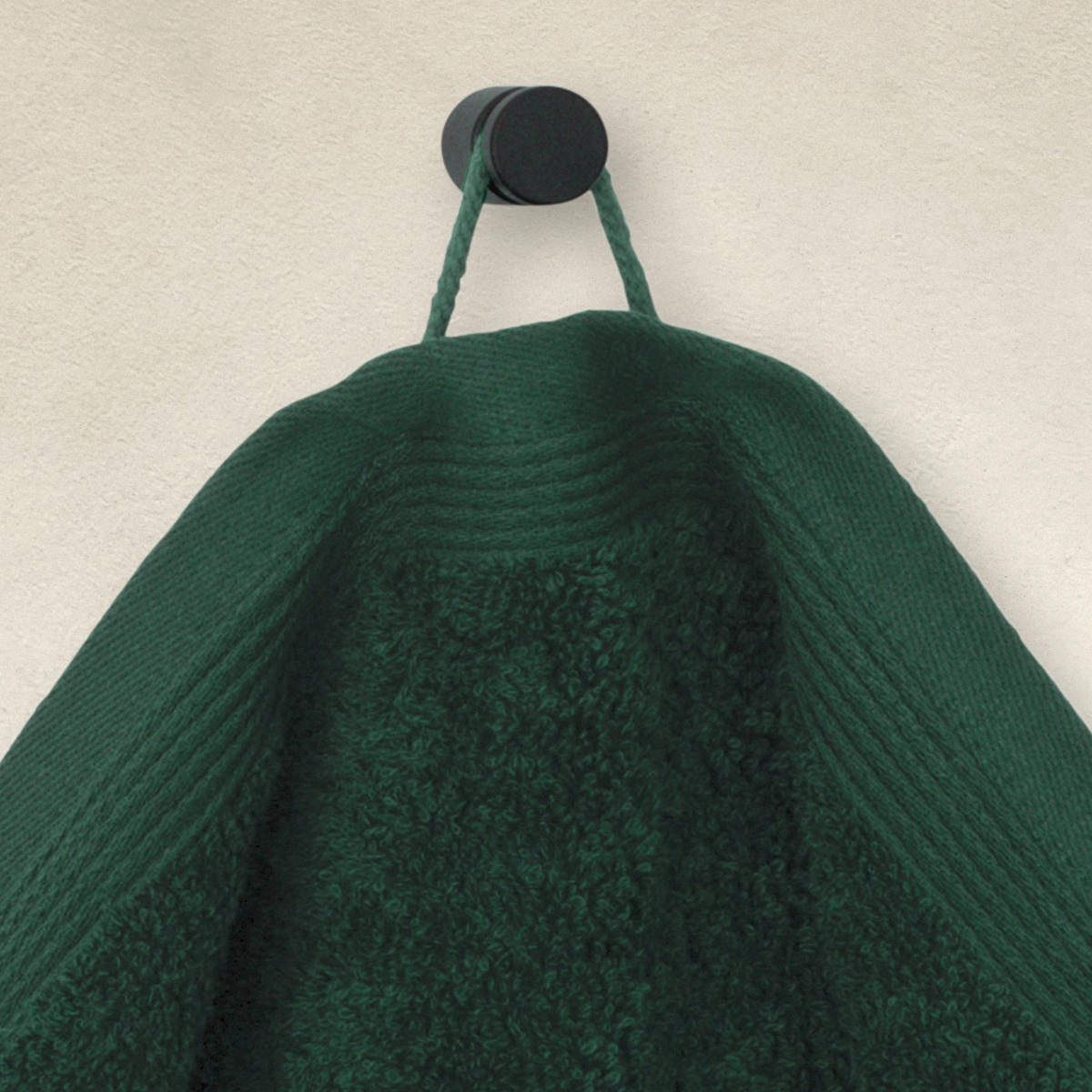 HANDTUCH Superwuschel Dunkelgrün  - Dunkelgrün, Basics, Textil (60/110cm) - Moeve