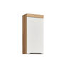 HÄNGESCHRANK 36/77/23 cm  - Eichefarben/Schwarz, Basics, Holzwerkstoff/Kunststoff (36/77/23cm) - MID.YOU