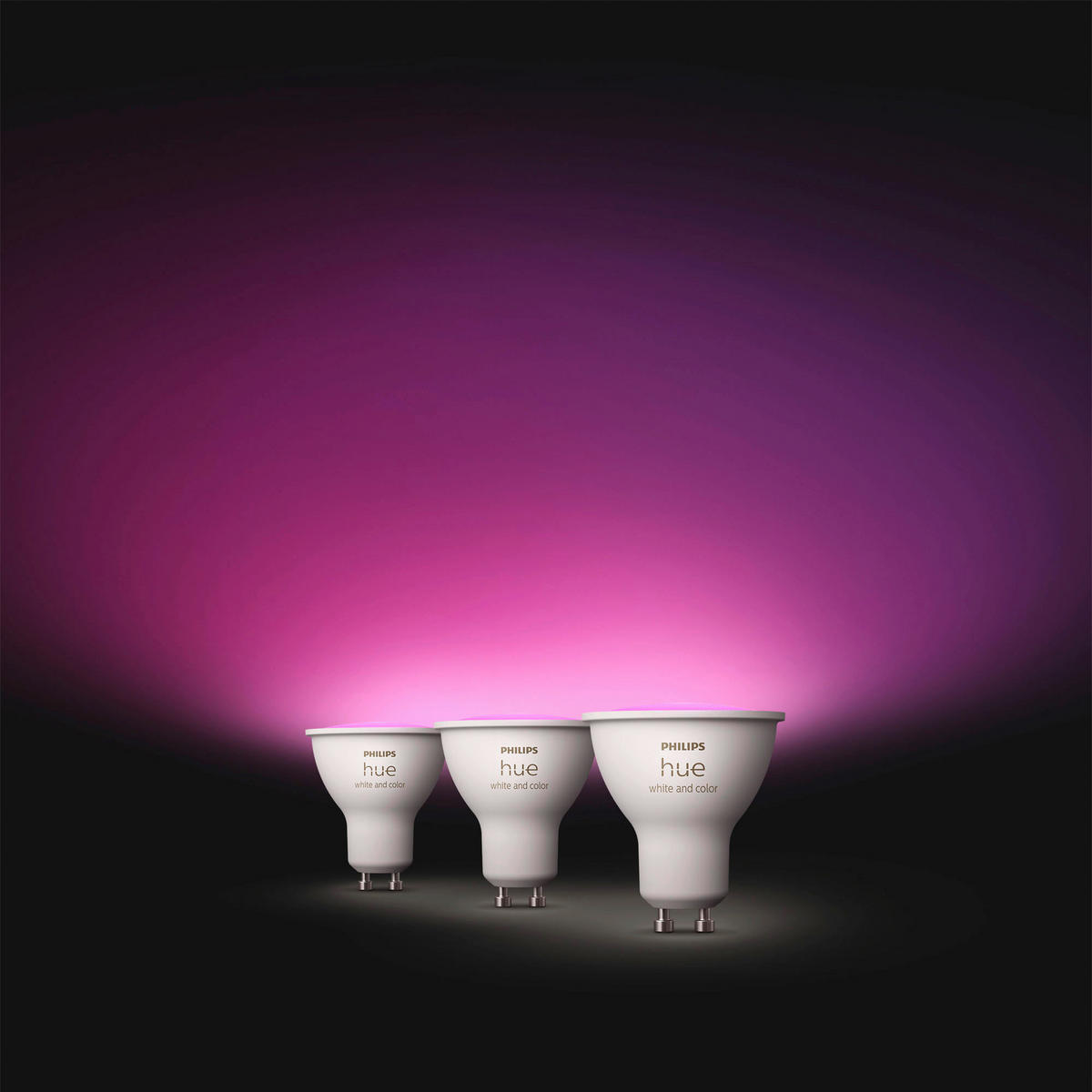 LED-LEUCHTMITTEL   GU10 4.2 W 400 lm 3 Stück  - Weiß, Basics, Kunststoff (5,7/5/5cm) - Philips HUE