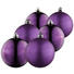 CHRISTBAUMKUGEL-SET 6-teilig Lila - Lila, Basics, Kunststoff (8cm) CHRISTBAUMKUGEL-SET 6-teilig Lila - Lila, Basics, Kunststoff (8cm)