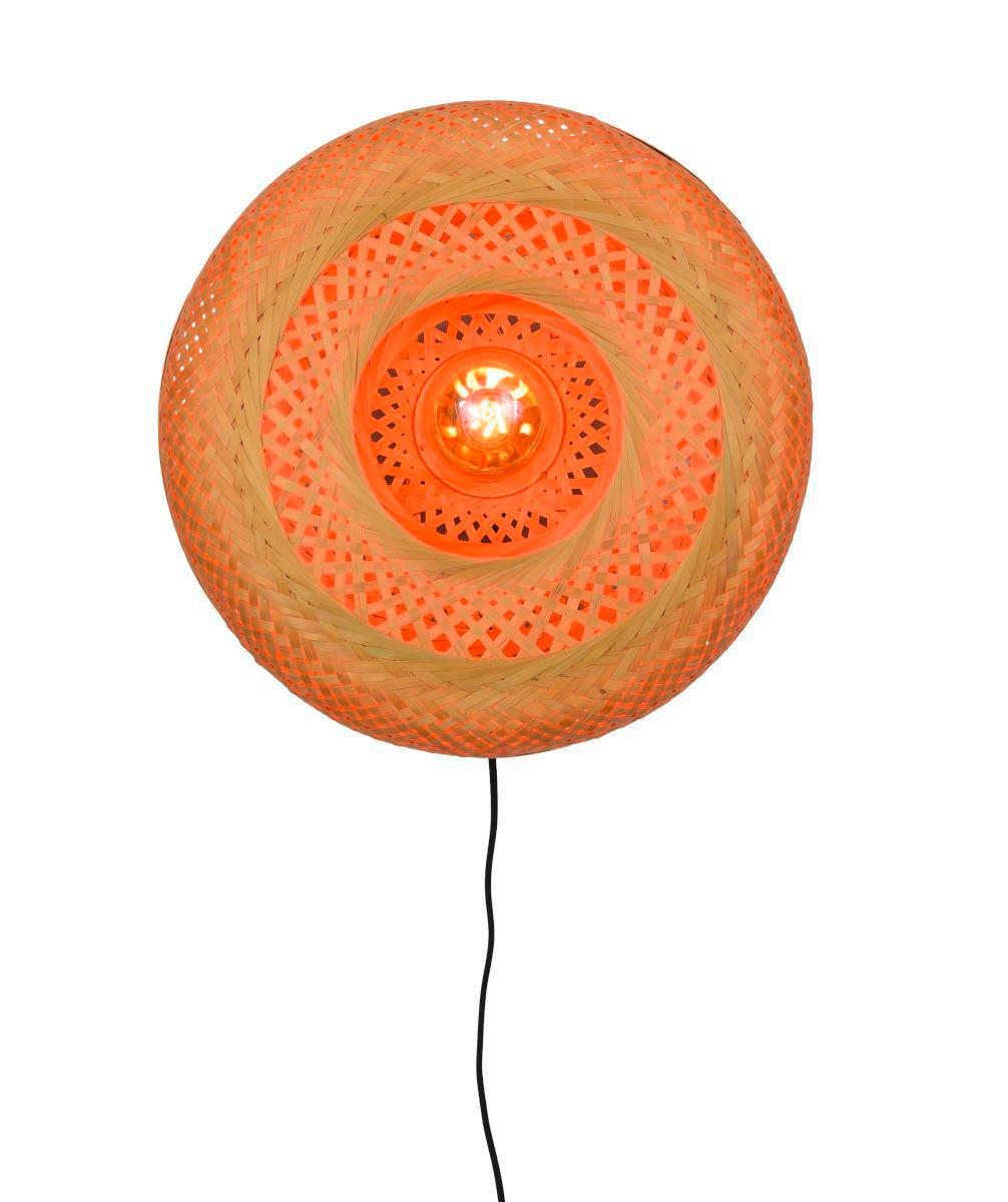 VÄGGLAMPA GOOD&MOJO 15/40/40 cm   - svart/naturfärgad, Trend, trä (15/40/40cm) - Good & Mojo