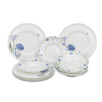 JEDÁLENSKÝ SERVIS jemný kostný porcelán (fine bone china) keramika  - viacfarebná, Trend, keramika - Novel