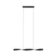 LED-HÄNGELEUCHTE 89/6/150 cm  - Schwarz, Design, Kunststoff/Metall (89/6/150cm) - Novel