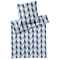 BETTWÄSCHE Makosatin 200/200 cm  - Blau, Design, Textil (200/200cm) - Joop!