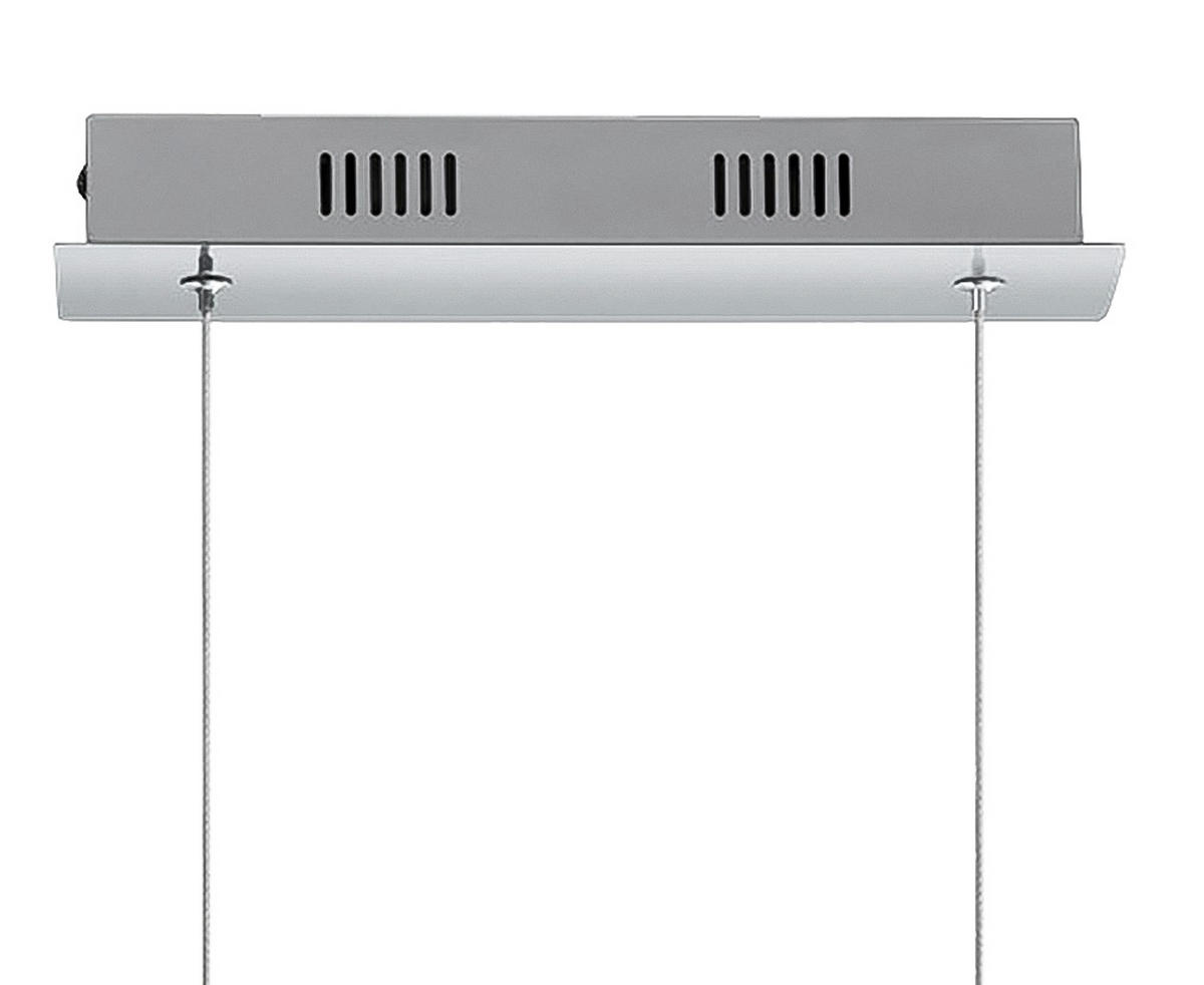 LED-HÄNGELEUCHTE 96/8/150 cm   - Chromfarben/Transparent, MODERN, Kunststoff/Metall (96/8/150cm)