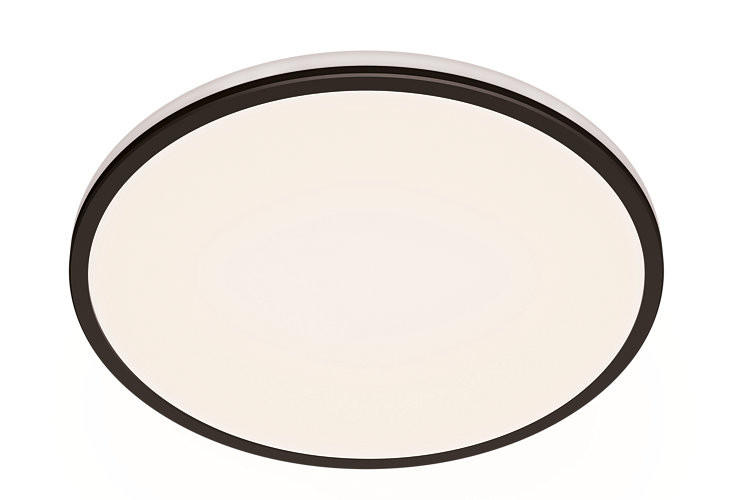 STROPNA LED-SVETILKA  Ozziet /2500 lm/2700/4000 K// - črna/bela, Basics, kovina/umetna masa (40/4,5cm) - Philips