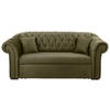 SCHLAFSOFA  mit Velours Olivgrün  - Schwarz/Olivgrün, Design, Holz/Textil (213/86/99cm) - MID.YOU