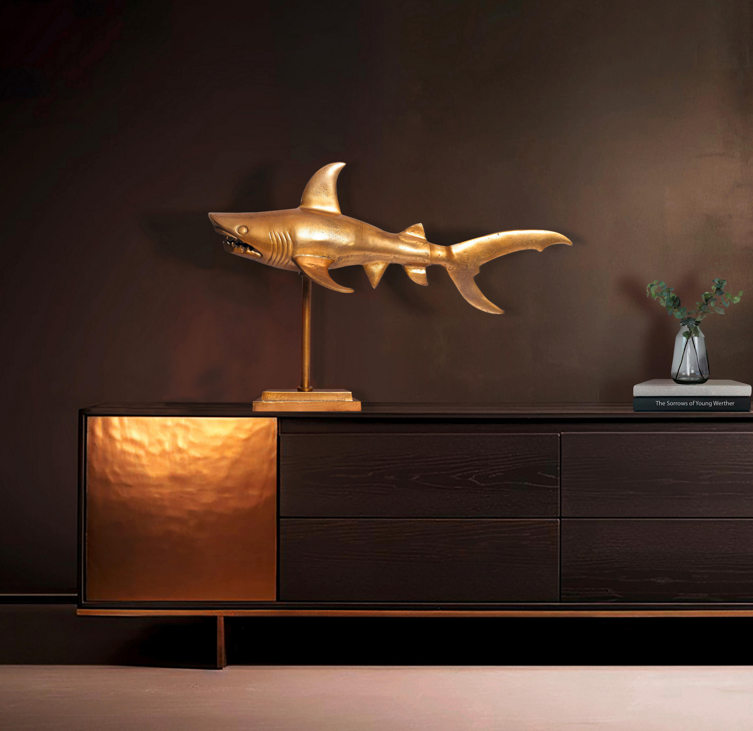 DEKOTIER - Goldfarben, Design, Metall (70/49/27cm) - Livetastic