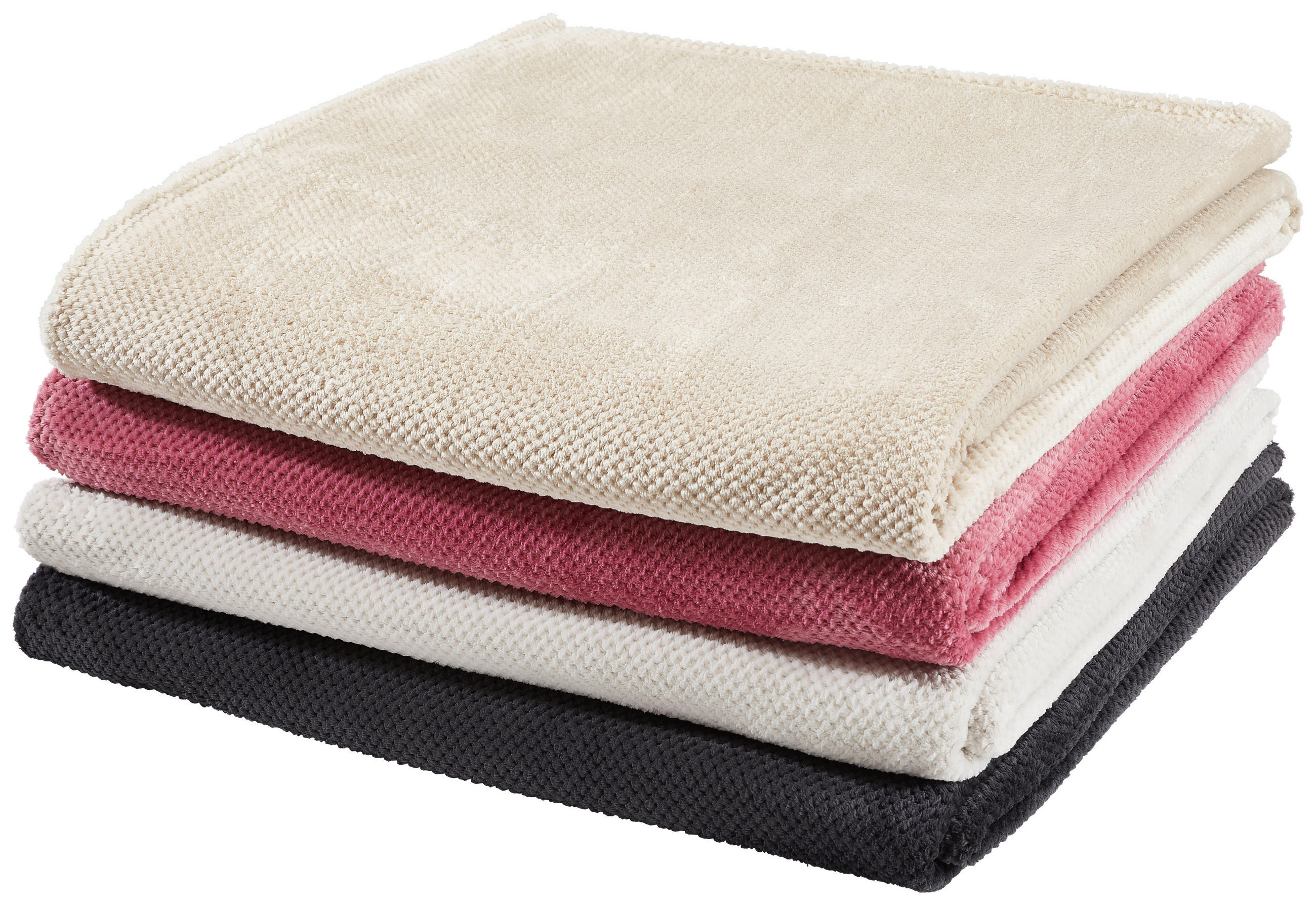PĂTURĂ 220/240 cm  - argintiu/gri deschis, Basics, textil (220/240cm) - Tom Tailor