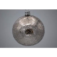 CHRISTBAUMKUGEL 7 cm  - Dunkelrot, Basics, Glas/Metall (7cm) - X-Mas