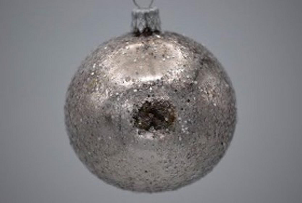 CHRISTBAUMKUGEL 7 cm  - Dunkelrot, Basics, Glas/Metall (7cm) - X-Mas