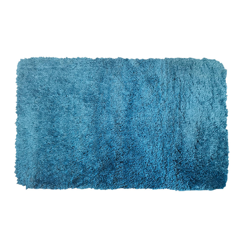 FÜRDŐSZOBASZŐNYEG 60/100 cm kék - kék, Basics, textil (60/100cm)