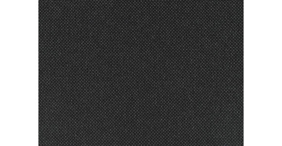 WOHNLANDSCHAFT in Textil Dunkelgrau, Schwarz - Dunkelgrau/Schwarz, Design, Textil/Metall (235/280cm) - Hom`in