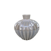 VASE 15 cm - Grau, Design, Keramik (15,5/15cm) - Ambia Home