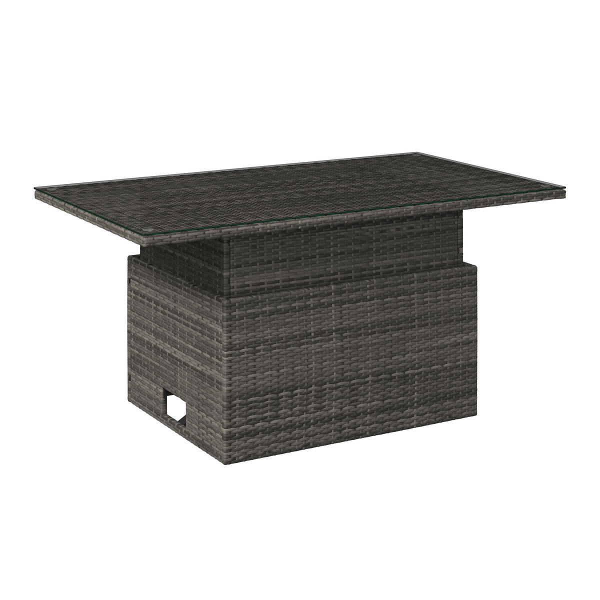 LOUNGEGARNITUR   140/48/68/80 cm Eisen  - Blaugrau/Grau, MODERN, Metall (140/48/68/80cm) - Ambia Garden