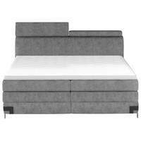 PAT BOXSPRING  antracit  - antracit/negru, Modern, lemn/textil (184/108-119/229cm) - Esposa