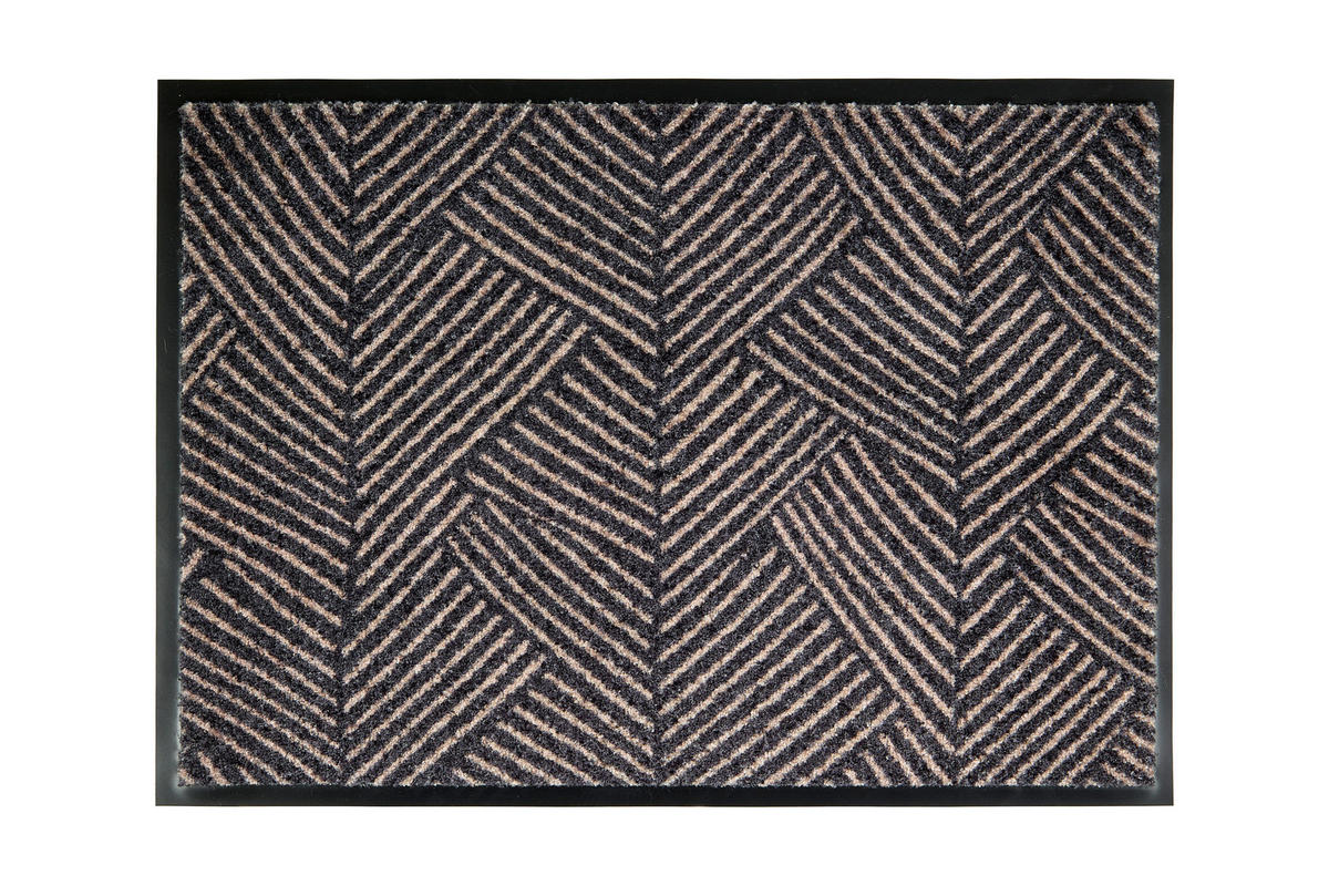 FUßMATTE  50/70 cm  Anthrazit, Hellgrau  - Anthrazit/Hellgrau, Trend, Textil (50/70cm) - Schöner Wohnen