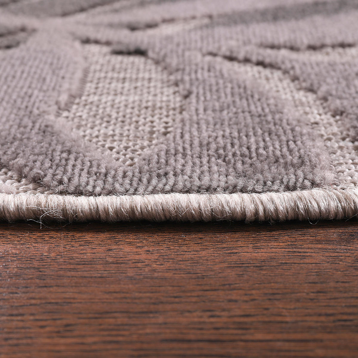 OUTDOORTEPPICH 150 cm Floral Grau  - Grau, LIFESTYLE, Kunststoff/Textil (150cm) - Novel