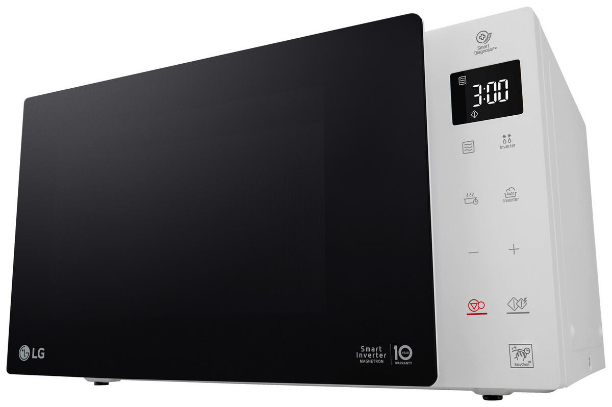 MIKROWELLE MS23NECBW  - Schwarz/Weiß, Trend, Glas/Kunststoff (47,6/27,2/34,6cm) - LG