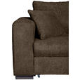 ECKSOFA Braun Webstoff  - Braun, KONVENTIONELL, Holz/Textil (170/235cm) - Carryhome