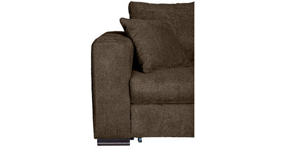 ECKSOFA Braun Webstoff  - Braun, KONVENTIONELL, Holz/Textil (170/235cm) - Carryhome