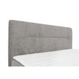 BOXSPRINGBETT 180/200 cm,  in Grau, Topper, H3 + H4 = fest + sehr fest  - Schwarz/Grau, Design, Textil/Metall (180/200cm) - Esposa