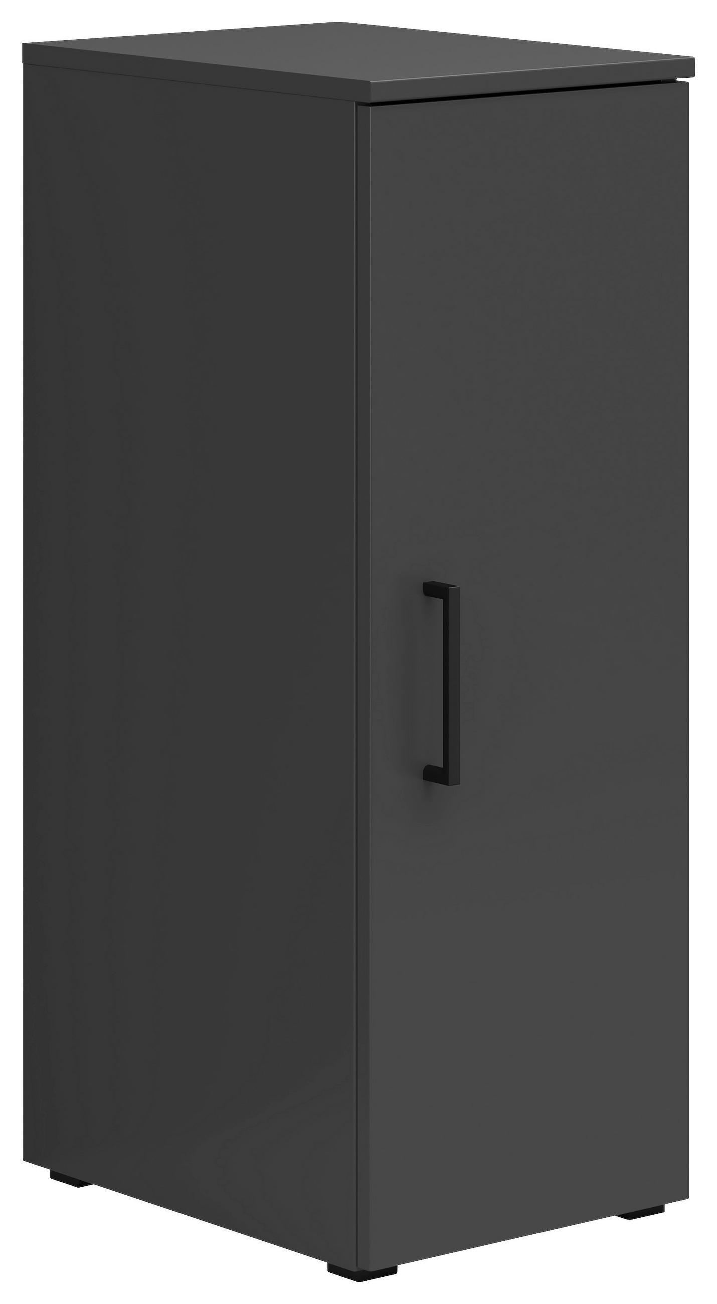MEHRZWECKSCHRANK 30/83/40 cm  in Graphitfarben  - Schwarz/Graphitfarben, MODERN, Holzwerkstoff/Kunststoff (30/83/40cm) - Carryhome