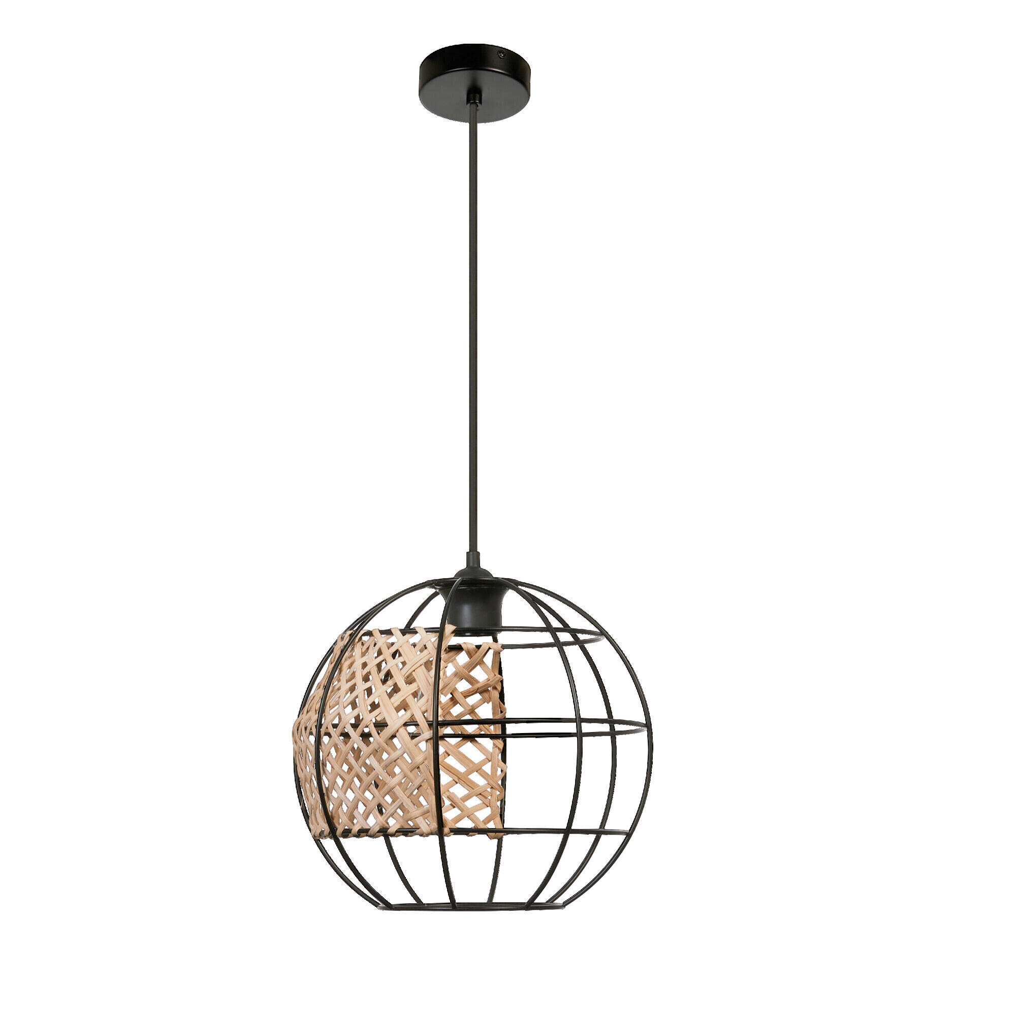 HÄNGELEUCHTE 30/132 cm   - Basics, Holz/Metall (30/132cm) - Osram