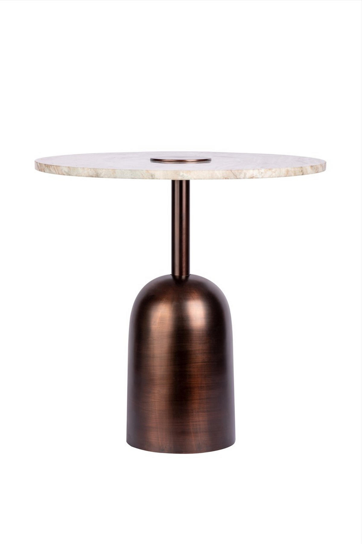 BEISTELLTISCH Braun, Grün  - Braun/Grün, Design, Stein/Metall (47/47/47cm) - Kayoom