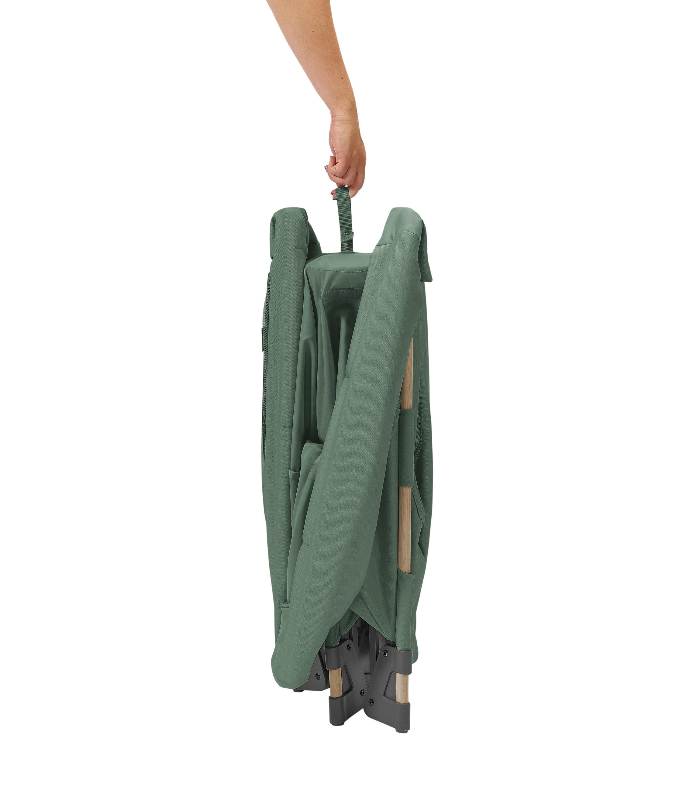 REISEBETT Swift Dunkelgrün  - Dunkelgrün, Basics, Kunststoff/Metall (106/76/86cm) - Maxi-Cosi
