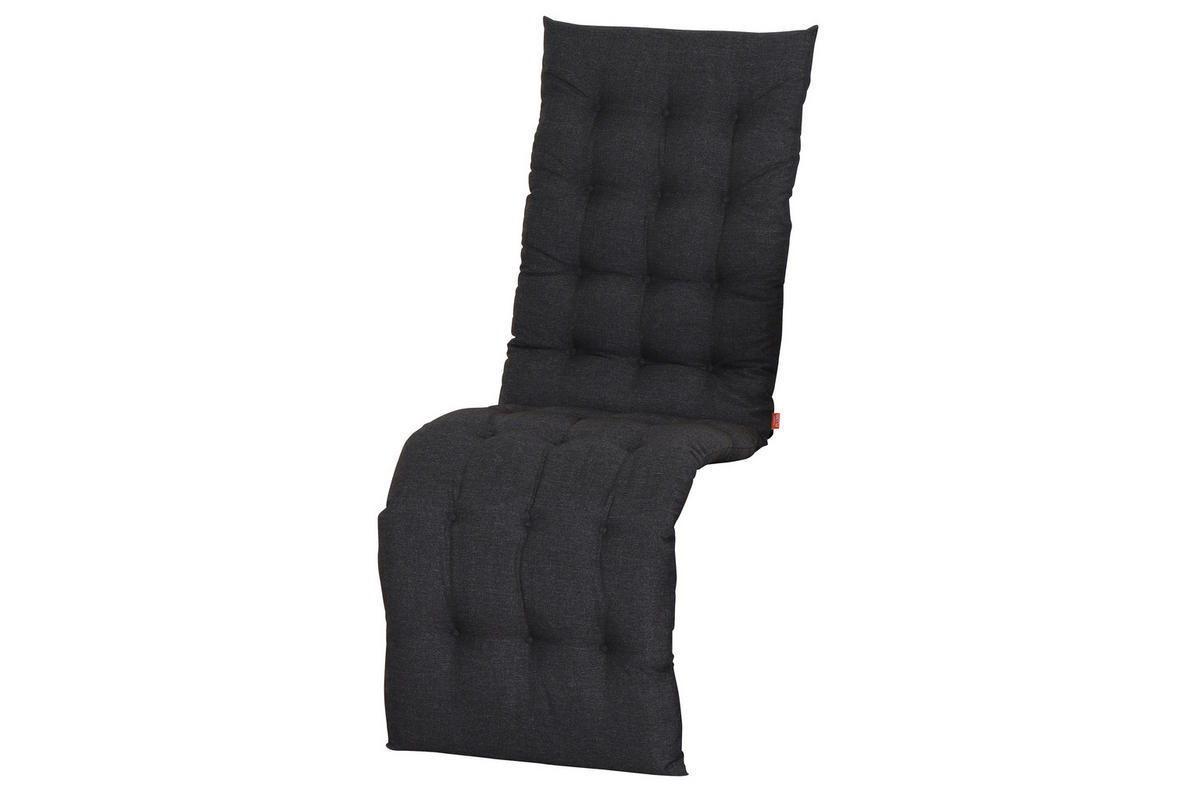 LIEGENAUFLAGE in Anthrazit Uni  - Anthrazit, KONVENTIONELL, Textil (48/6/160cm) - Siena Garden