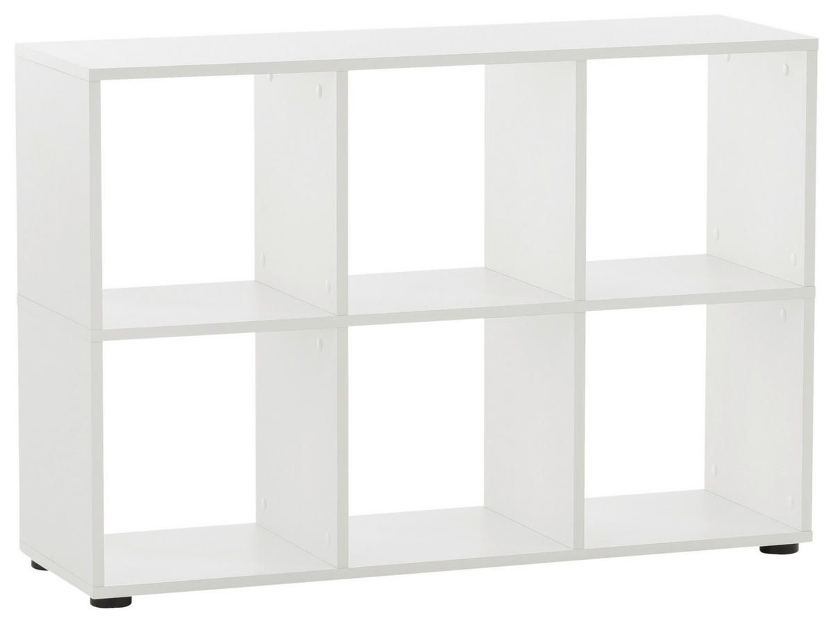 SCHREIBTISCH  in Weiß  - Weiß, MODERN, Holzwerkstoff (150/73,6/121,6cm) - MID.YOU
