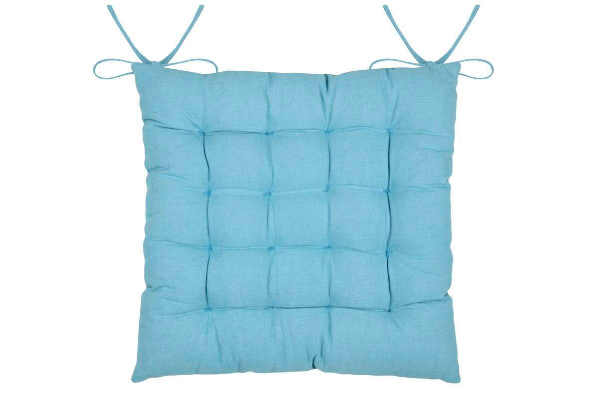 BLAZINA ZA STOL  COOL VIBES 38/38/5 cm             - svetlo modra, Basics, tekstil (38/38/5cm) - Esposa