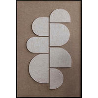 BILD Abstraktes  - Schwarz/Braun, Basics, Holz/Kunststoff (80/120/10cm) - Wandkraft