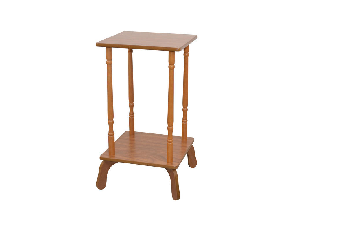 BEISTELLTISCH 36/36/61 cm Kautschukholz massiv Eichefarben  - Eichefarben, KONVENTIONELL, Holz/Holzwerkstoff (36/36/61cm) - MID.YOU