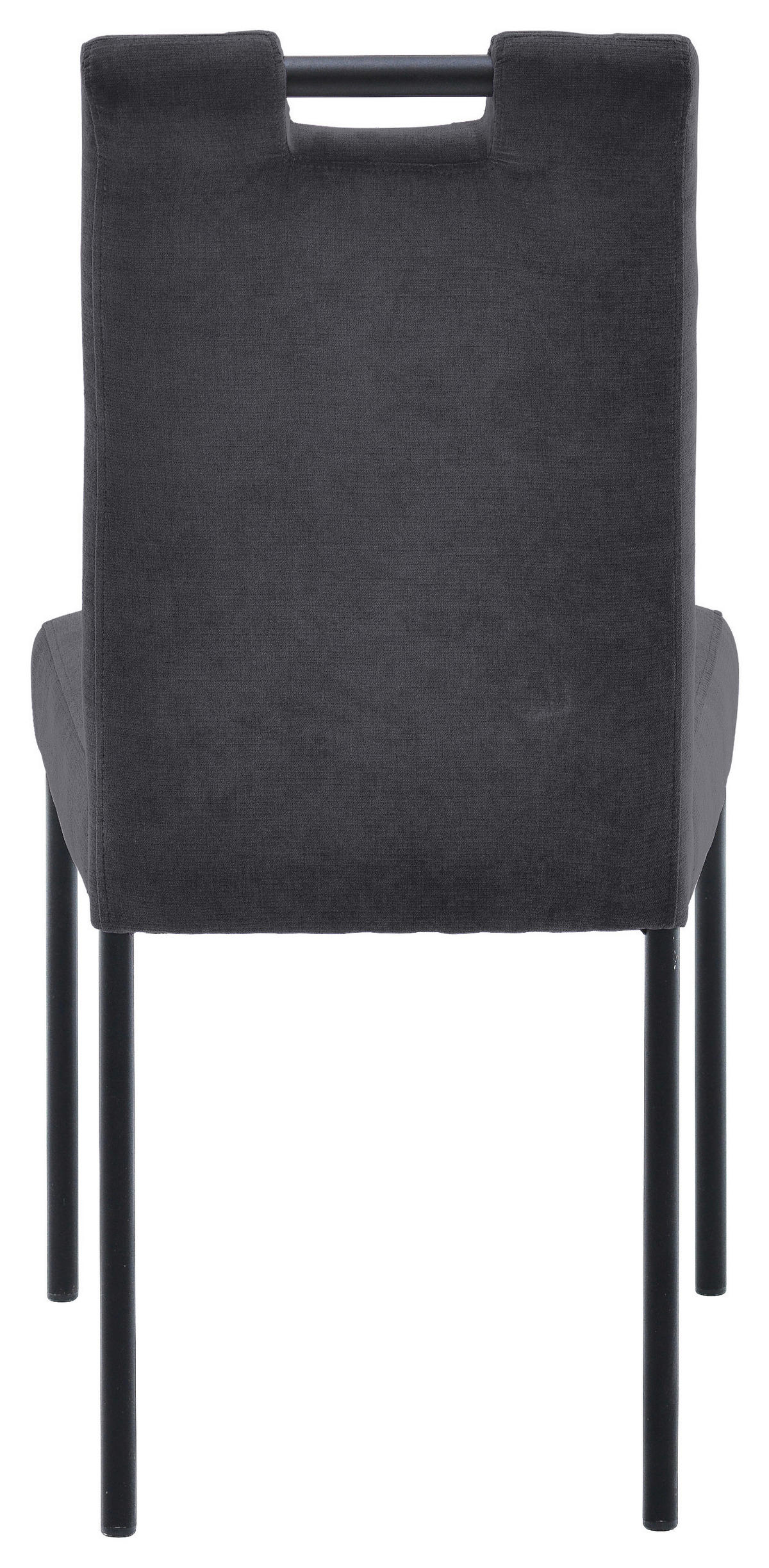 STUHL Webstoff Dunkelgrau  - Dunkelgrau, KONVENTIONELL (46/91/61cm) - Carryhome