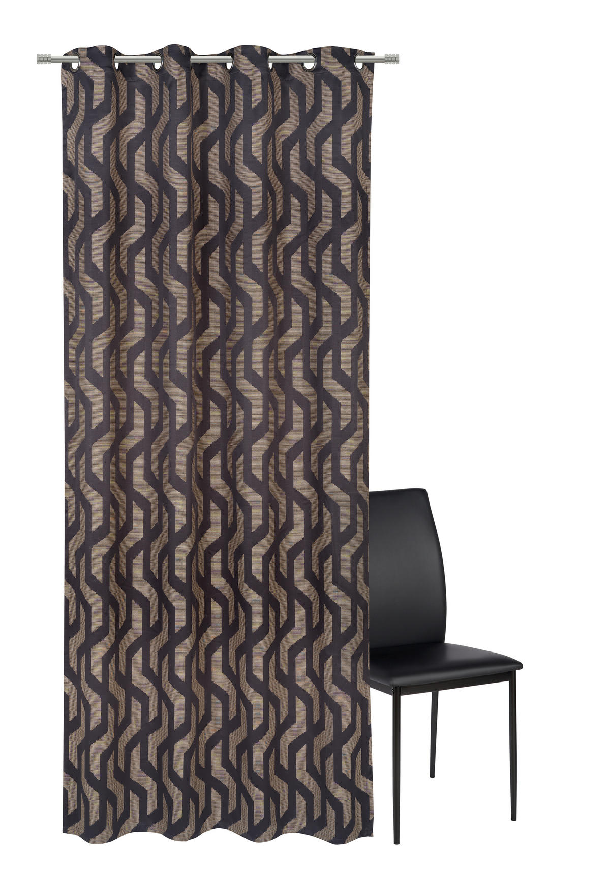 ÖSENSCHAL ALONSO blickdicht 140/260 cm   - Beige, Design, Textil (140/260cm) - Dieter Knoll
