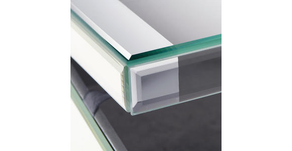 SCHMUCKBOX - Transparent/Silberfarben, Basics, Glas/Holzwerkstoff (20,8/14/9cm) - Ambia Home