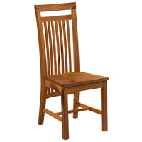 STUHL Bernsteinfarben Kiefer massiv  - Bernsteinfarben, ROMANTIK / LANDHAUS, Holz (46/103/48cm) - Boxxx