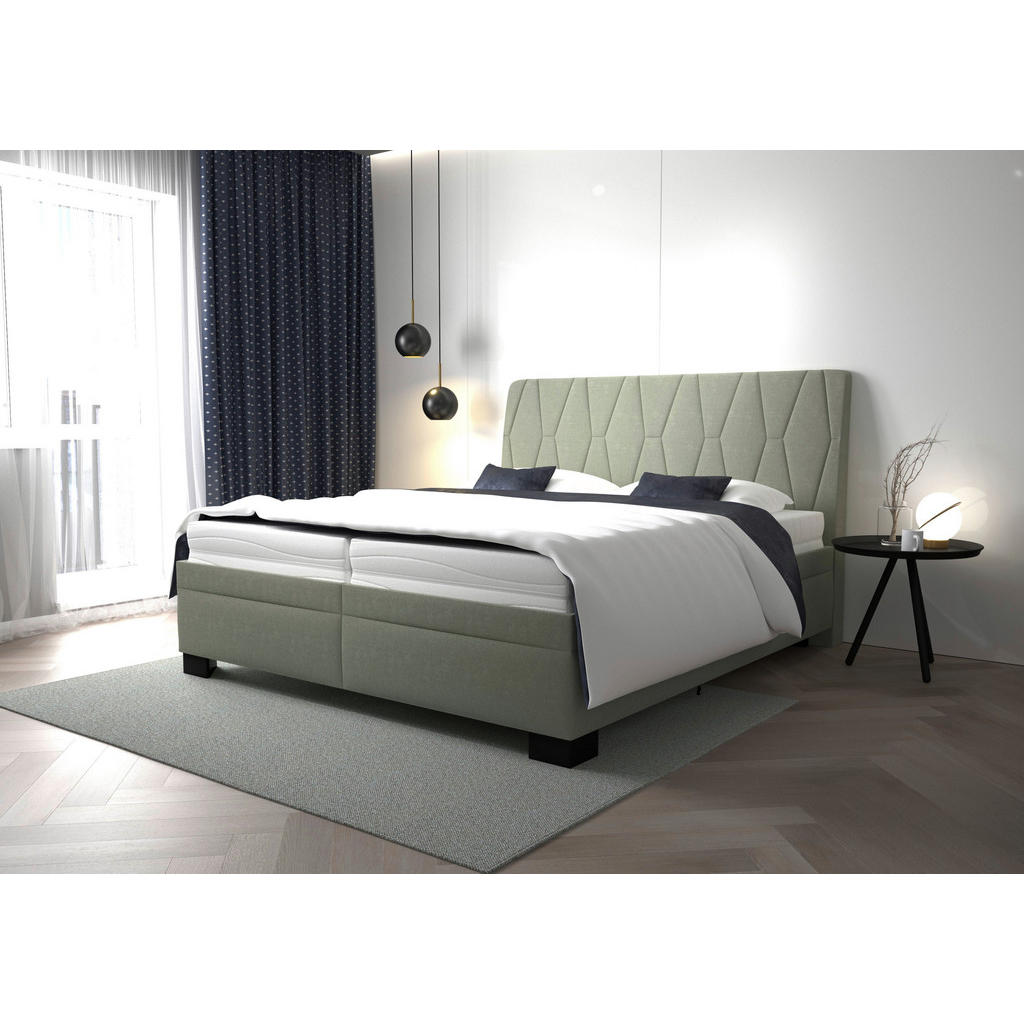 Blanar ČALOUNĚNÁ POSTEL, 180/200 cm, zelená