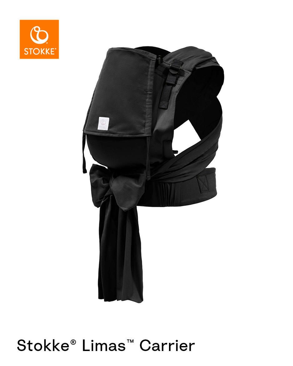 BABYTRAGE Limas Carrier Plus OCS  - Schwarz, Basics, Textil - Stokke