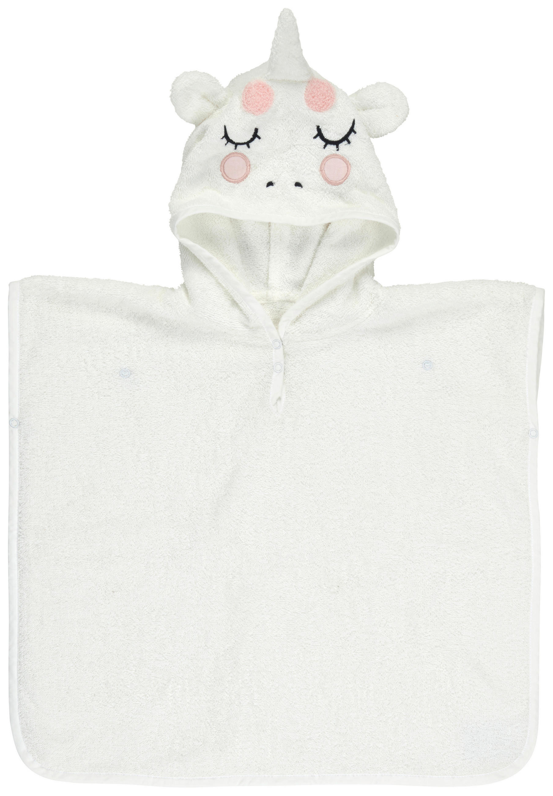 PONČO - bílá, Basics, textil (50/50cm) - Patinio
