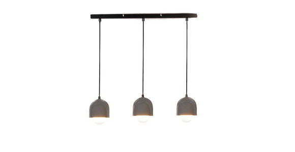 HÄNGELEUCHTE 80/13/114 cm - Schwarz/Weiß, Trend, Glas/Keramik (80/13/114cm) - Novel