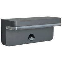 AUßENWANDLEUCHTE Ridos 22/9,3/8 cm   - Anthrazit, Design, Metall (22/9,3/8cm)