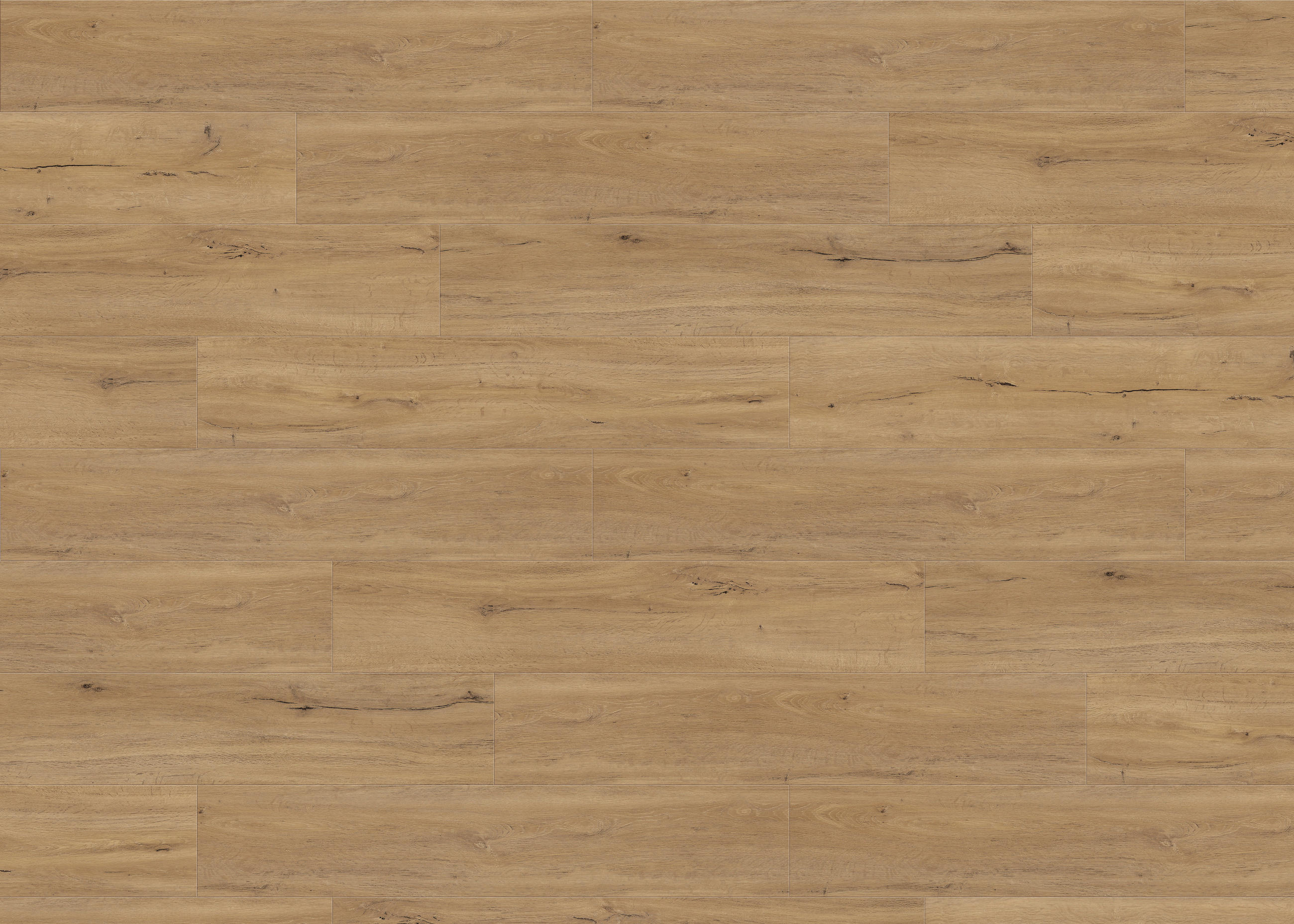 DESIGNBODEN Hydrostar Eiche Trient natur  per  m² - Wildeiche/Eichefarben, Design, Holzwerkstoff (128.2/23.5/0.65cm) - Living by HARO